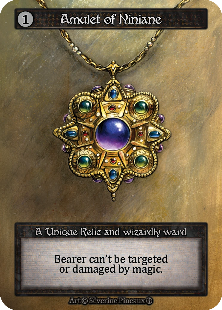 Amulet of Niniane — Arthurian Legends Standard
