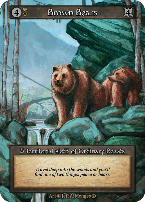 Brown Bears — Arthurian Legends Standard