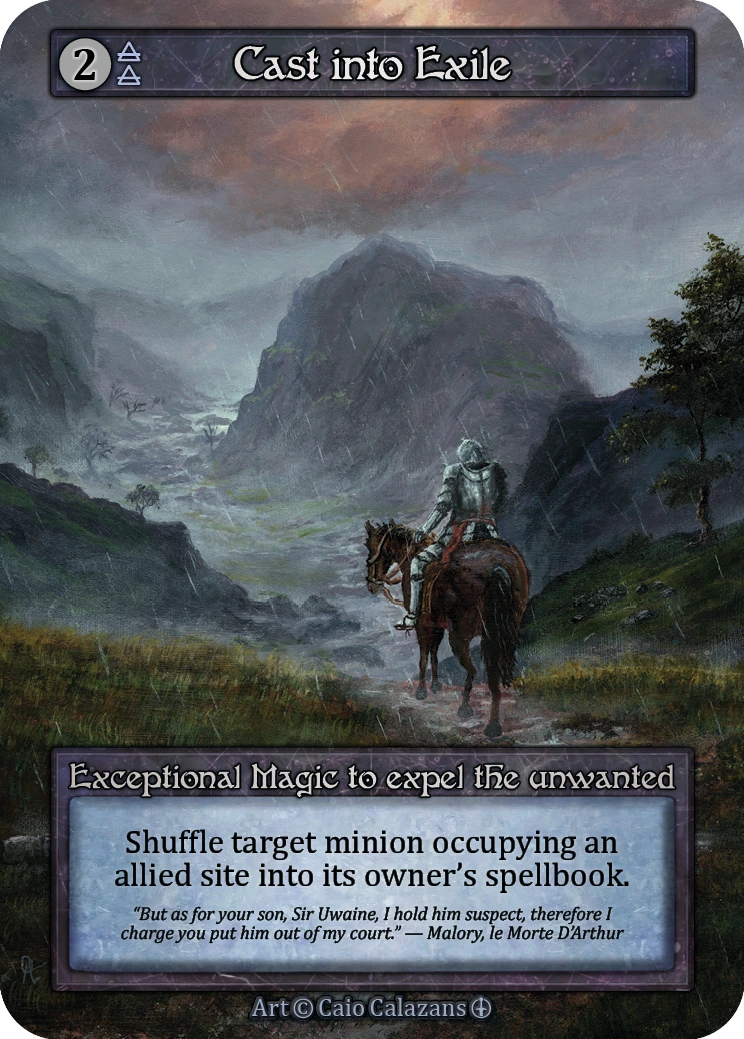 Cast into Exile — Arthurian Legends Standard