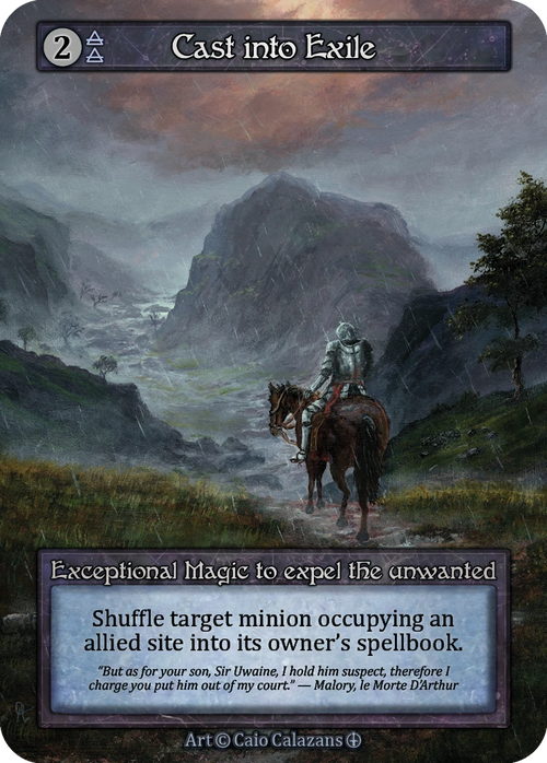 Cast into Exile — Arthurian Legends Standard