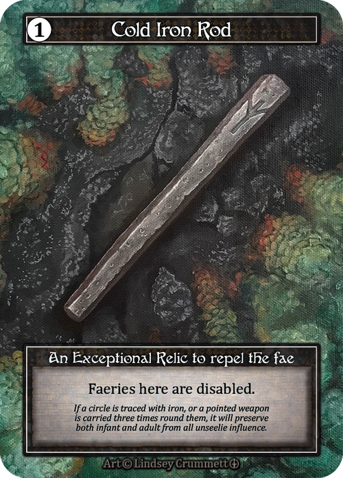 Cold Iron Rod — Arthurian Legends Foil