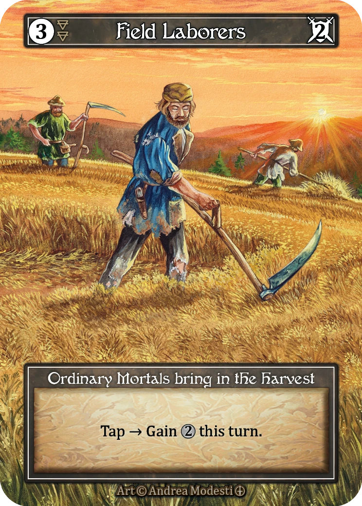 Field Laborers — Arthurian Legends Foil