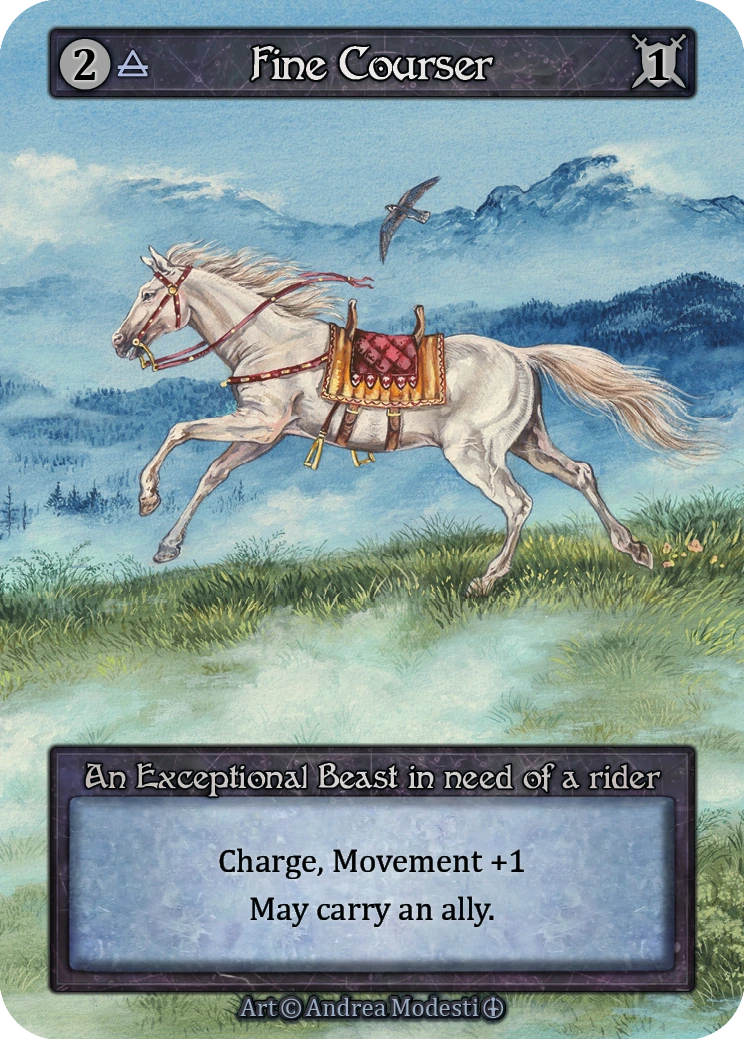 Fine Courser — Arthurian Legends Standard