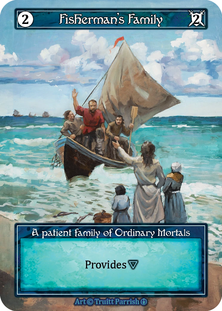 Fisherman's Family — Arthurian Legends Foil
