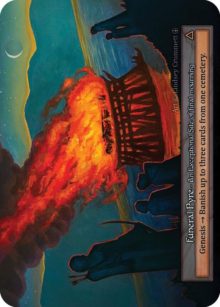 Funeral Pyre — Arthurian Legends Standard