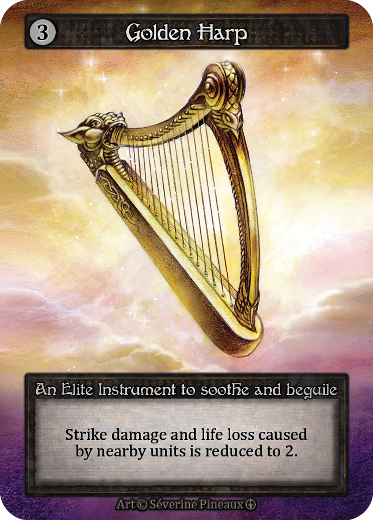 Golden Harp — Arthurian Legends Standard