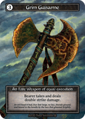 Grim Guisarme — Arthurian Legends Foil