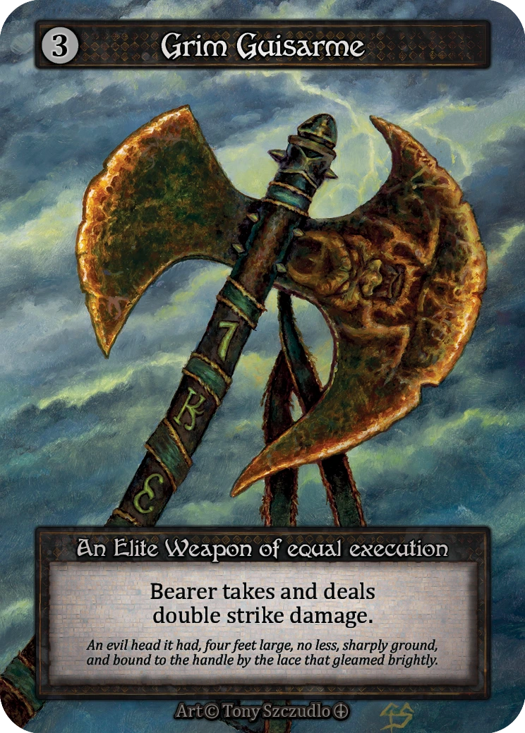 Grim Guisarme — Arthurian Legends Standard