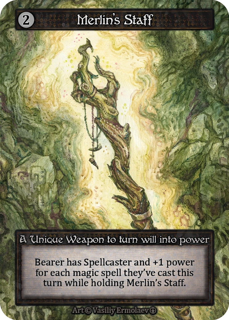 Merlin's Staff — Arthurian Legends Standard