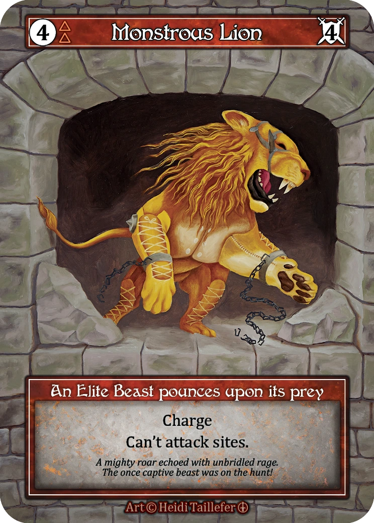 Monstrous Lion — Arthurian Legends Foil