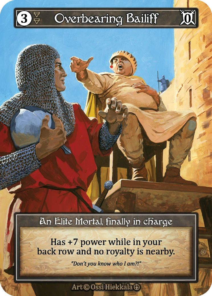 Overbearing Bailiff — Arthurian Legends Foil
