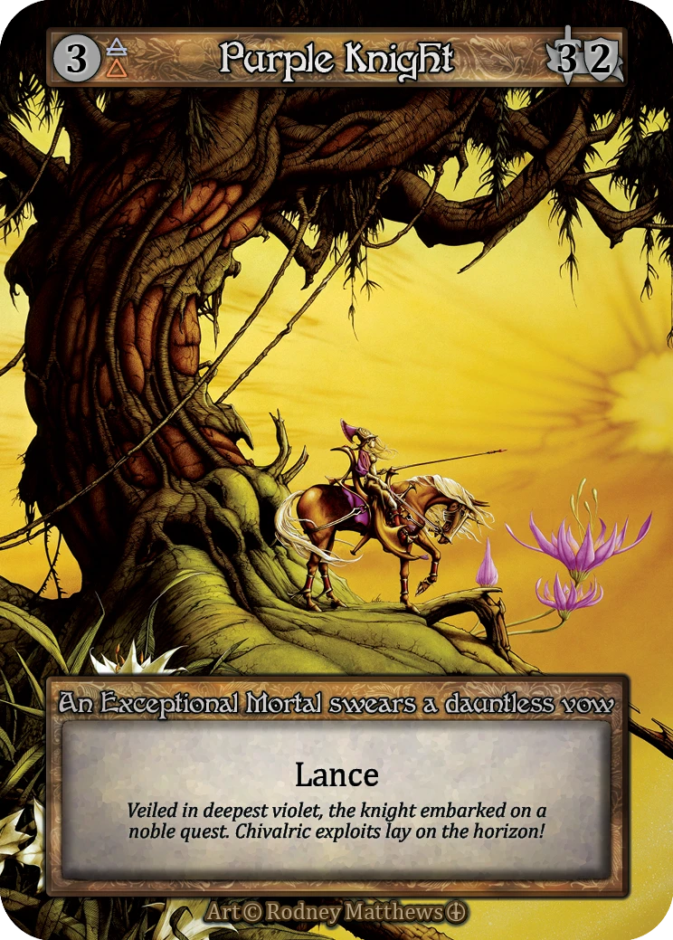 Purple Knight — Arthurian Legends Standard