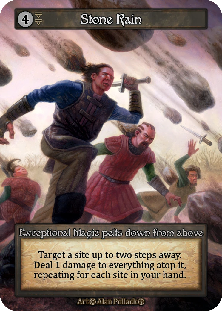 Stone Rain — Arthurian Legends Standard