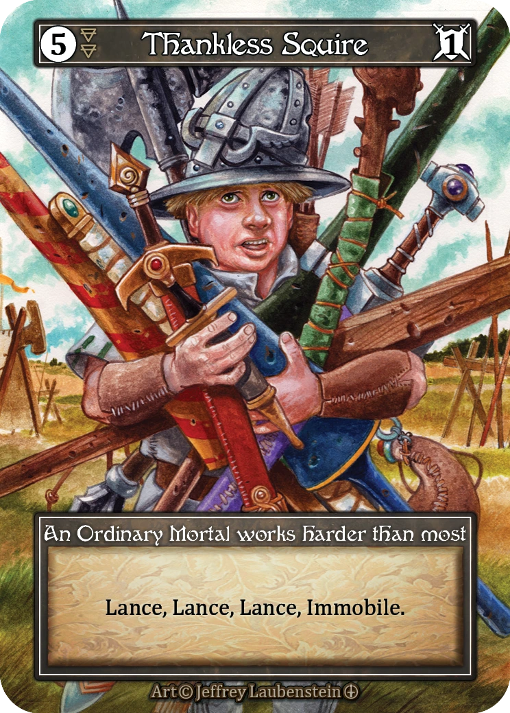 Thankless Squire — Arthurian Legends Foil