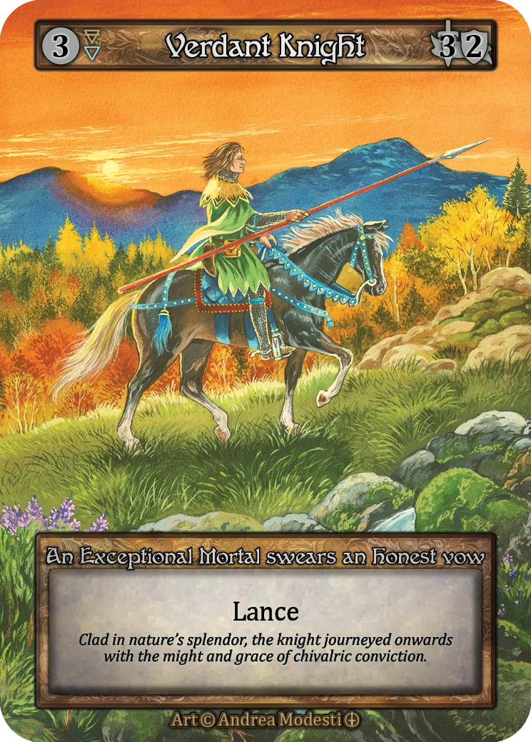 Verdant Knight — Arthurian Legends Standard