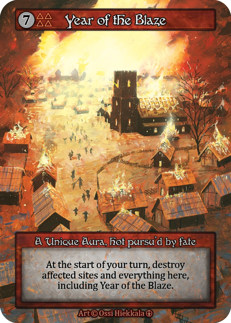 Year of the Blaze — Arthurian Legends Standard