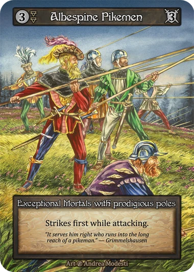 Albespine Pikemen — Beta Standard