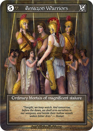 Amazon Warriors — Beta Foil