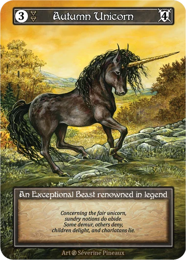 Autumn Unicorn — Beta Foil