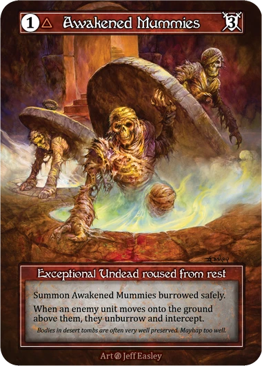 Awakened Mummies — Beta Foil