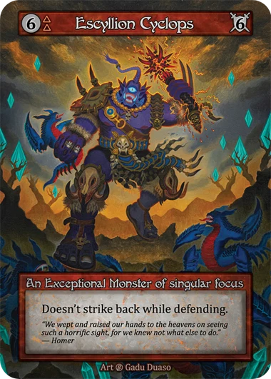 Escyllion Cyclops — Beta Standard