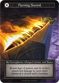 Flaming Sword — Beta Foil