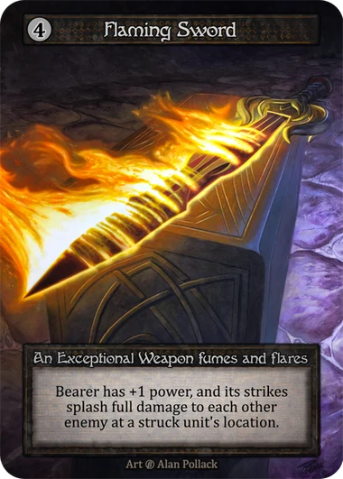 Flaming Sword — Beta Standard
