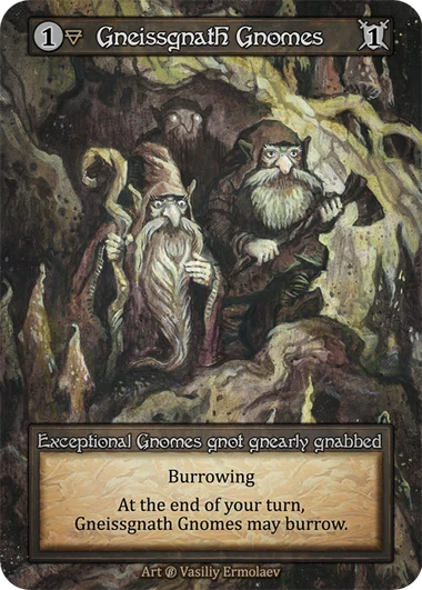 Gneissgnath Gnomes — Beta Standard
