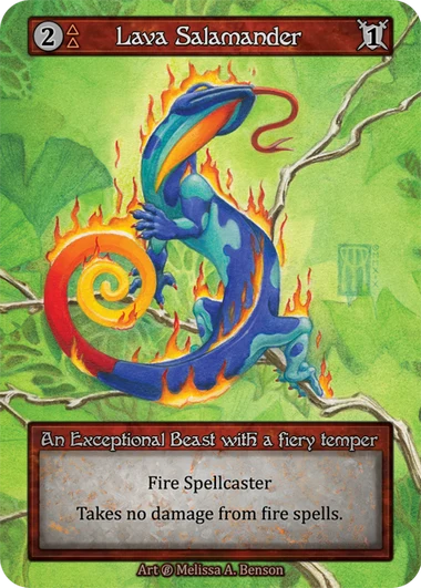 Lava Salamander — Beta Standard
