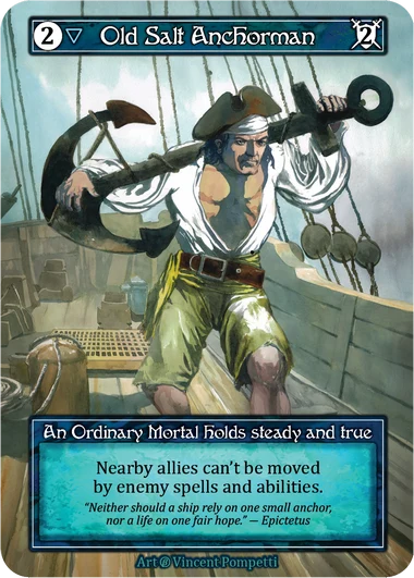 Old Salt Anchorman — Beta Foil