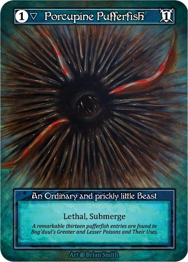 Porcupine Pufferfish — Beta Foil