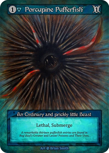 Porcupine Pufferfish — Beta Standard