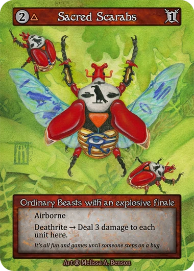 Sacred Scarabs — Beta Standard