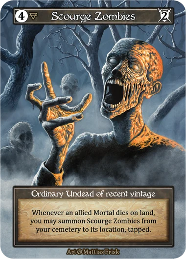 Scourge Zombies — Beta Foil