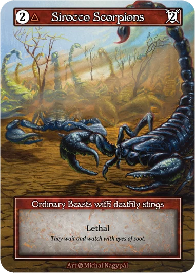 Sirocco Scorpions — Beta Foil
