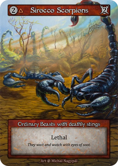 Sirocco Scorpions — Beta Standard
