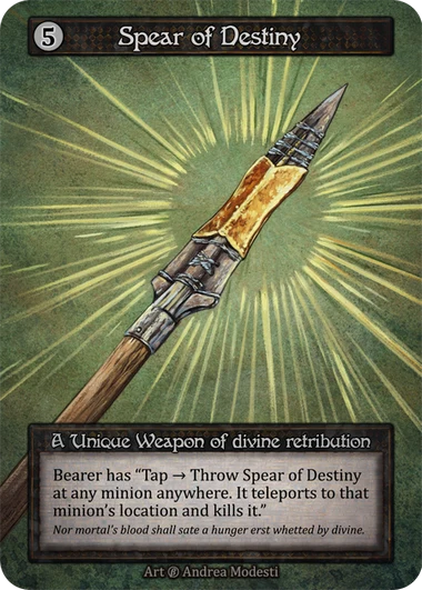 Spear of Destiny — Beta Standard