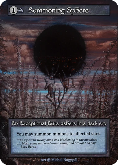 Summoning Sphere — Beta Standard