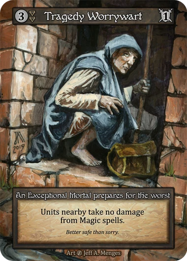 Tragedy Worrywart — Beta Standard
