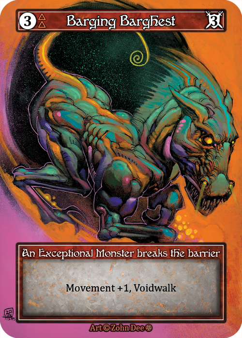 Barging Barghest — Gothic Foil