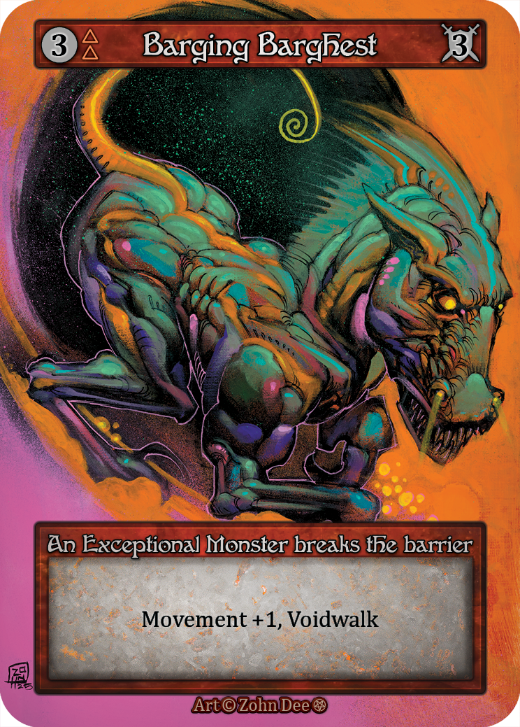 Barging Barghest — Gothic Standard
