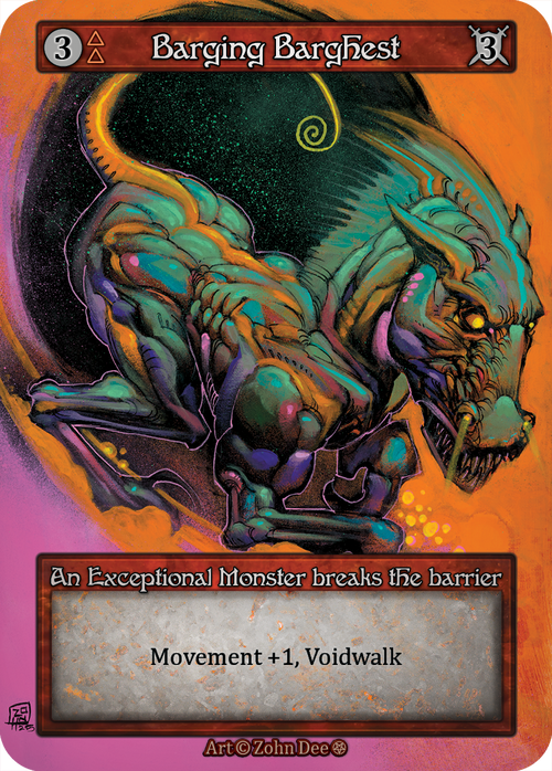 Barging Barghest — Gothic Standard