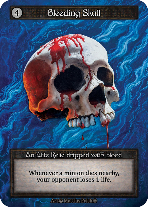 Bleeding Skull — Gothic Standard