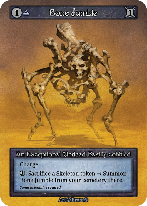 Bone Jumble — Gothic Standard
