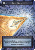 Bone Spear — Gothic Standard