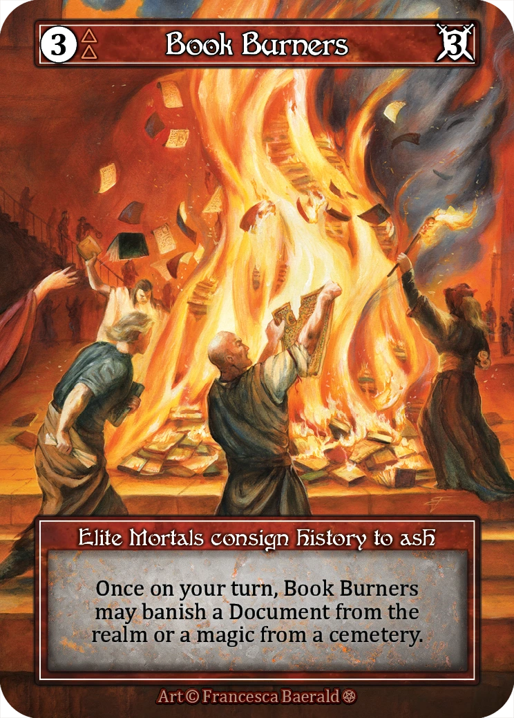 Book Burners — Gothic Foil