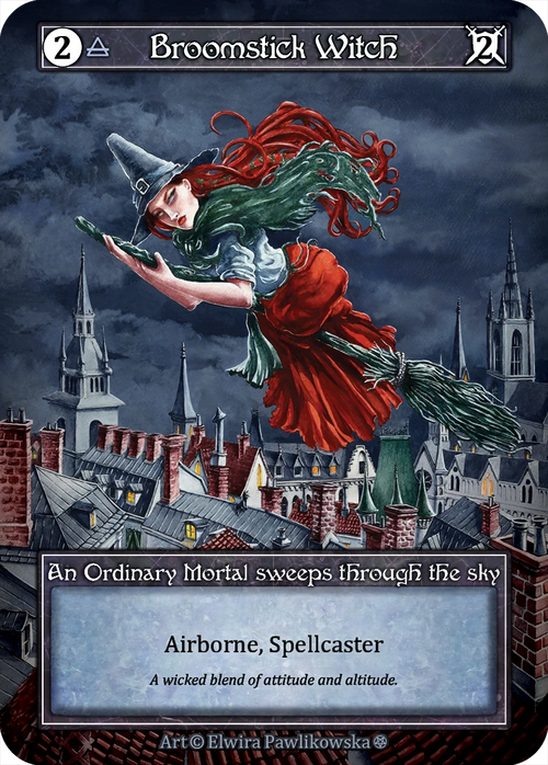 Broomstick Witch — Gothic Foil
