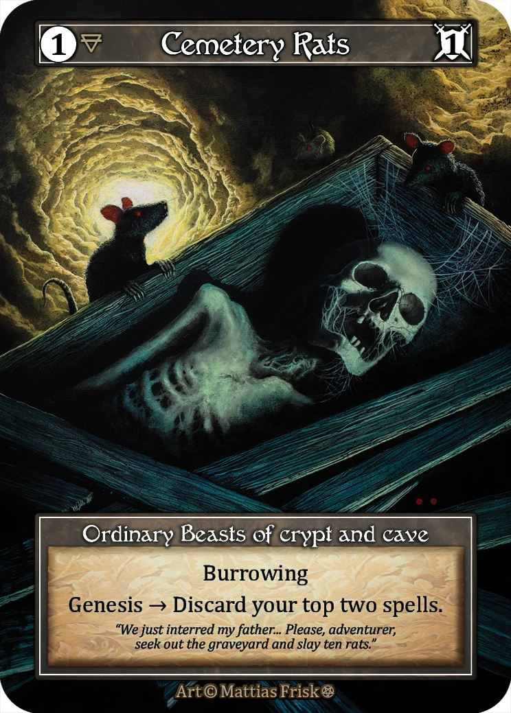 Cemetery Rats — Gothic Foil