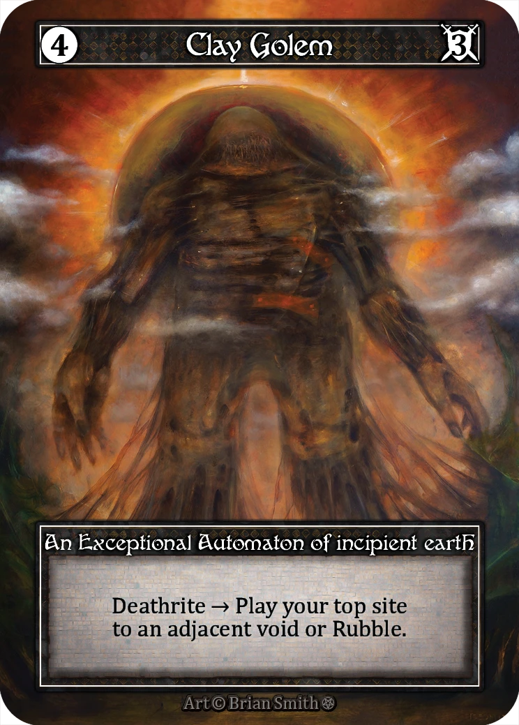 Clay Golem — Gothic Foil