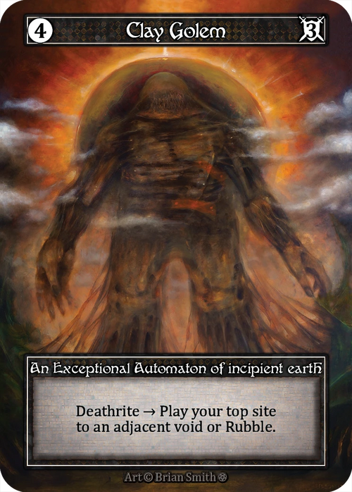 Clay Golem — Gothic Foil